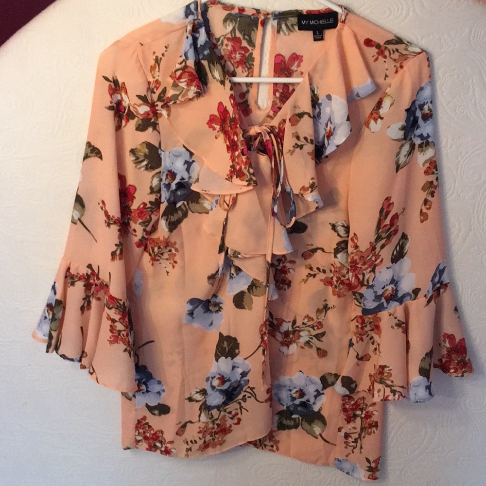 Size Large My Michelle Floral Blouse